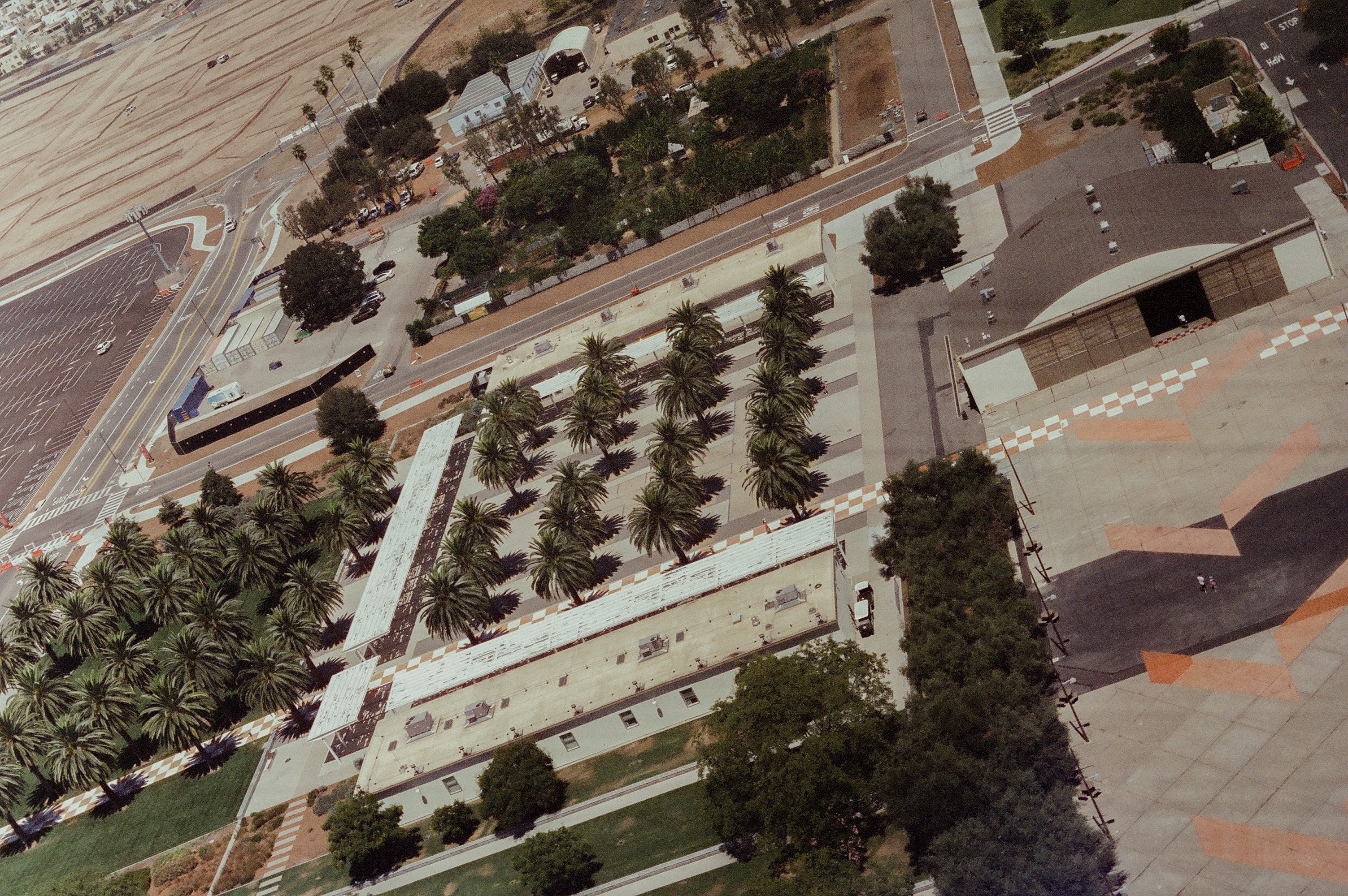 Irvine Greak Park from the sky