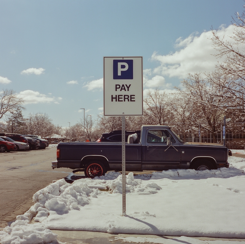 Paid parking sign - Salt Lake City, UT