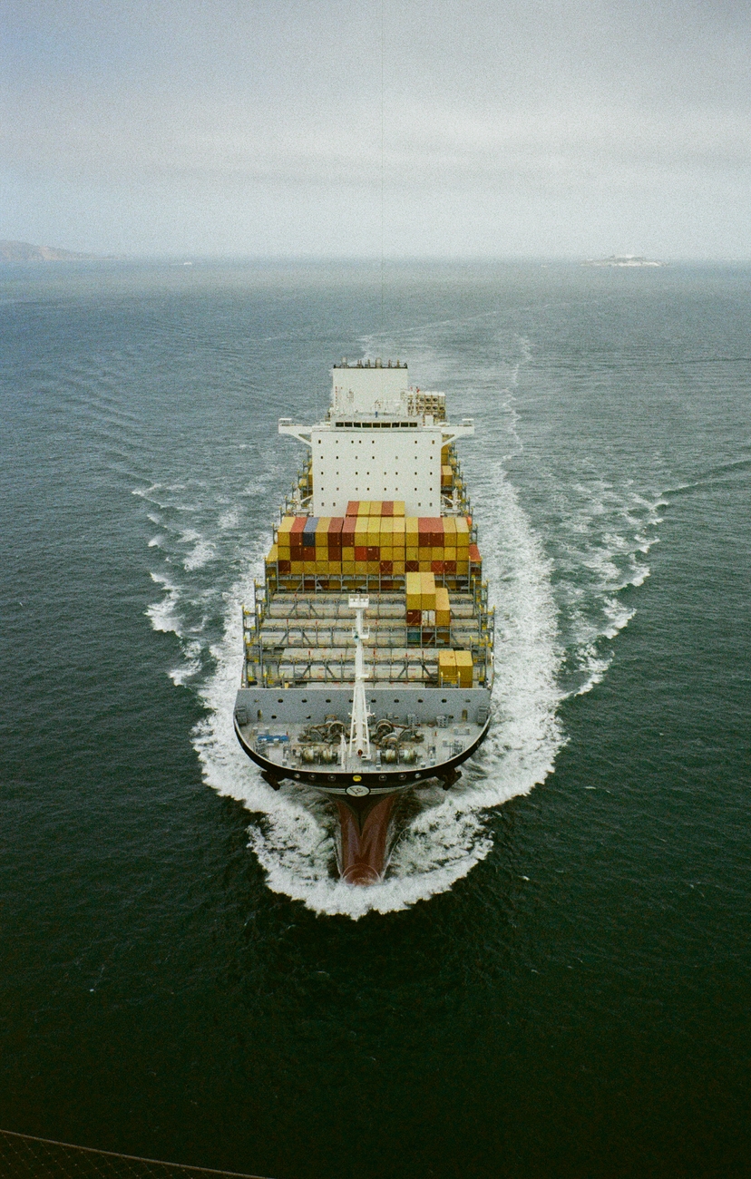 A barge in San Francisco Bay